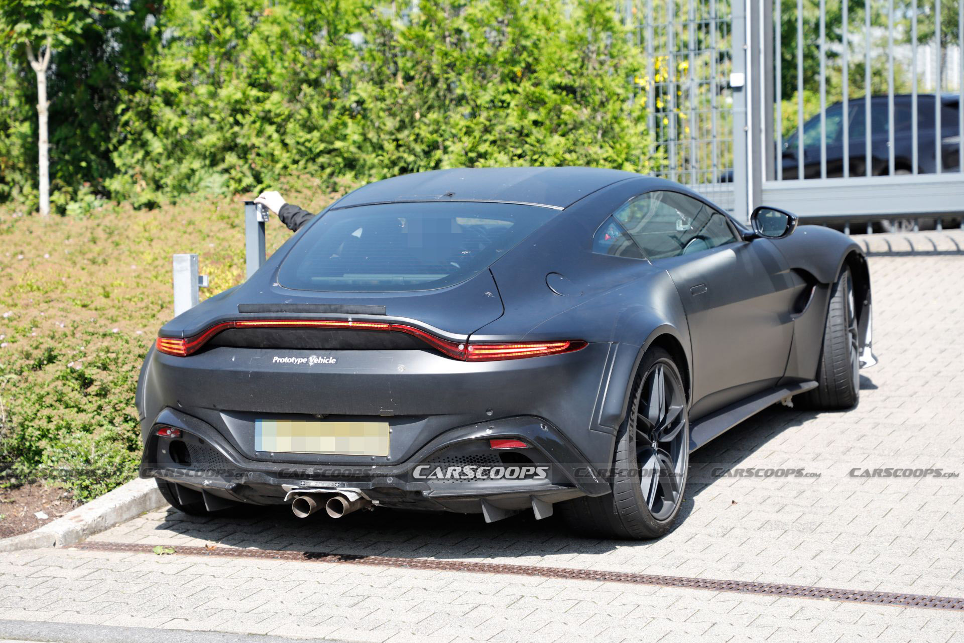Hotter Aston Martin Vantage Prototype Spied Possibly Hiding A V12 Engine