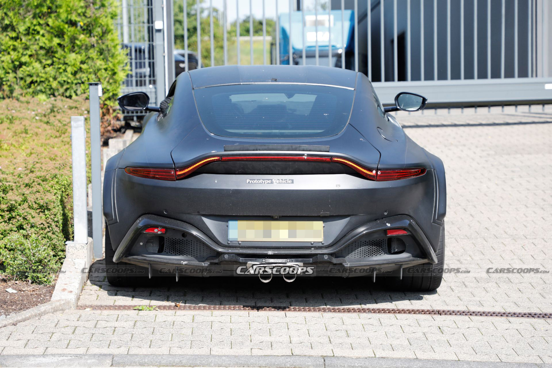 Hotter Aston Martin Vantage Prototype Spied Possibly Hiding A V12 Engine