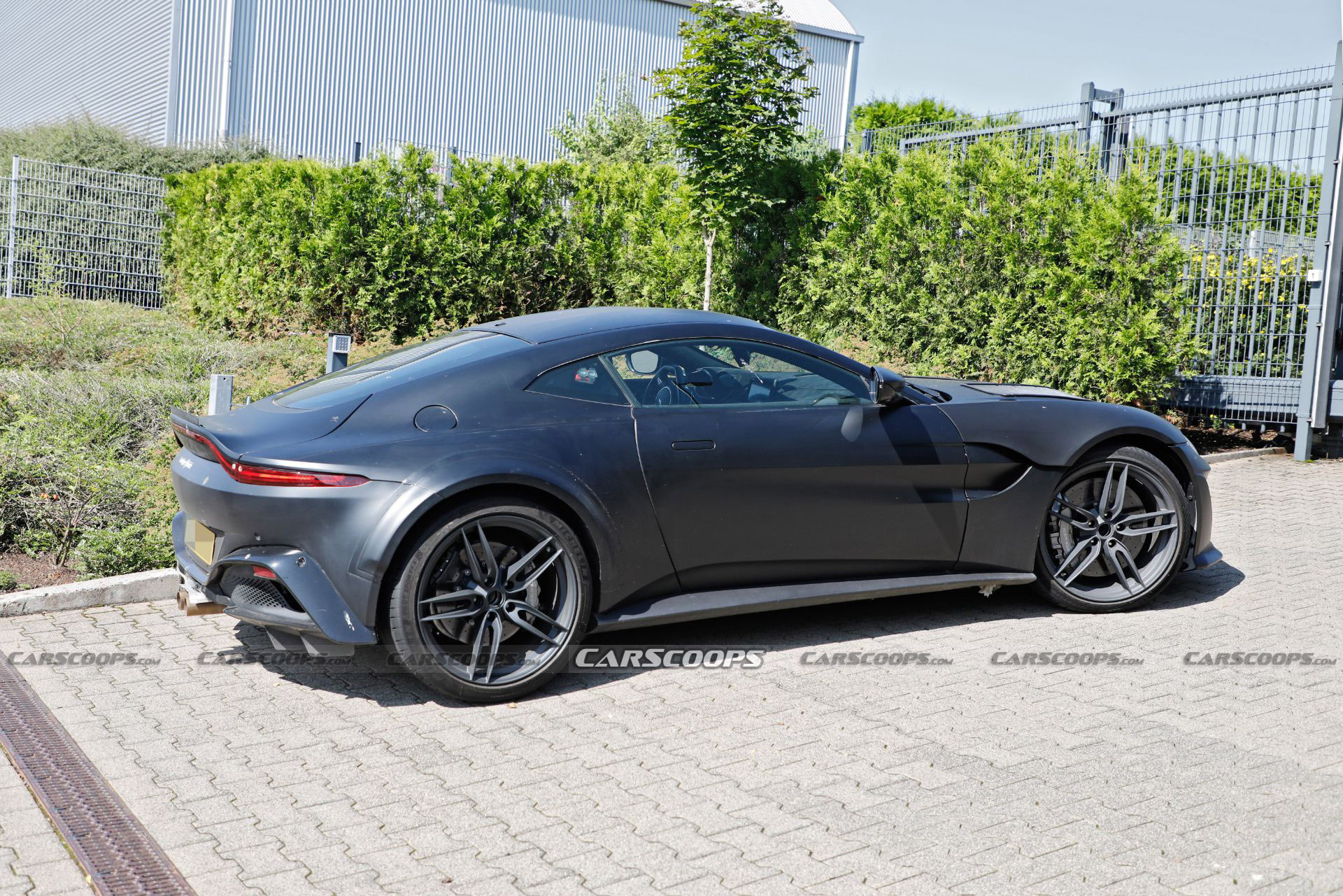 Hotter Aston Martin Vantage Prototype Spied Possibly Hiding A V12 Engine