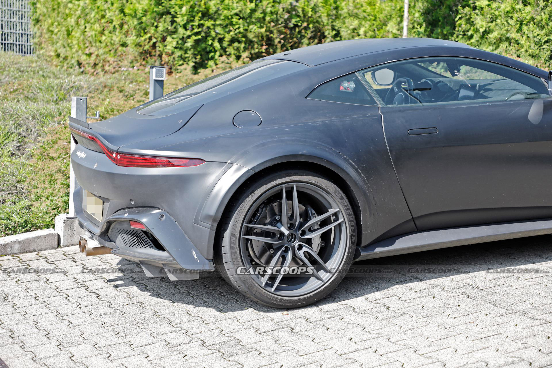 Hotter Aston Martin Vantage Prototype Spied Possibly Hiding A V12 Engine
