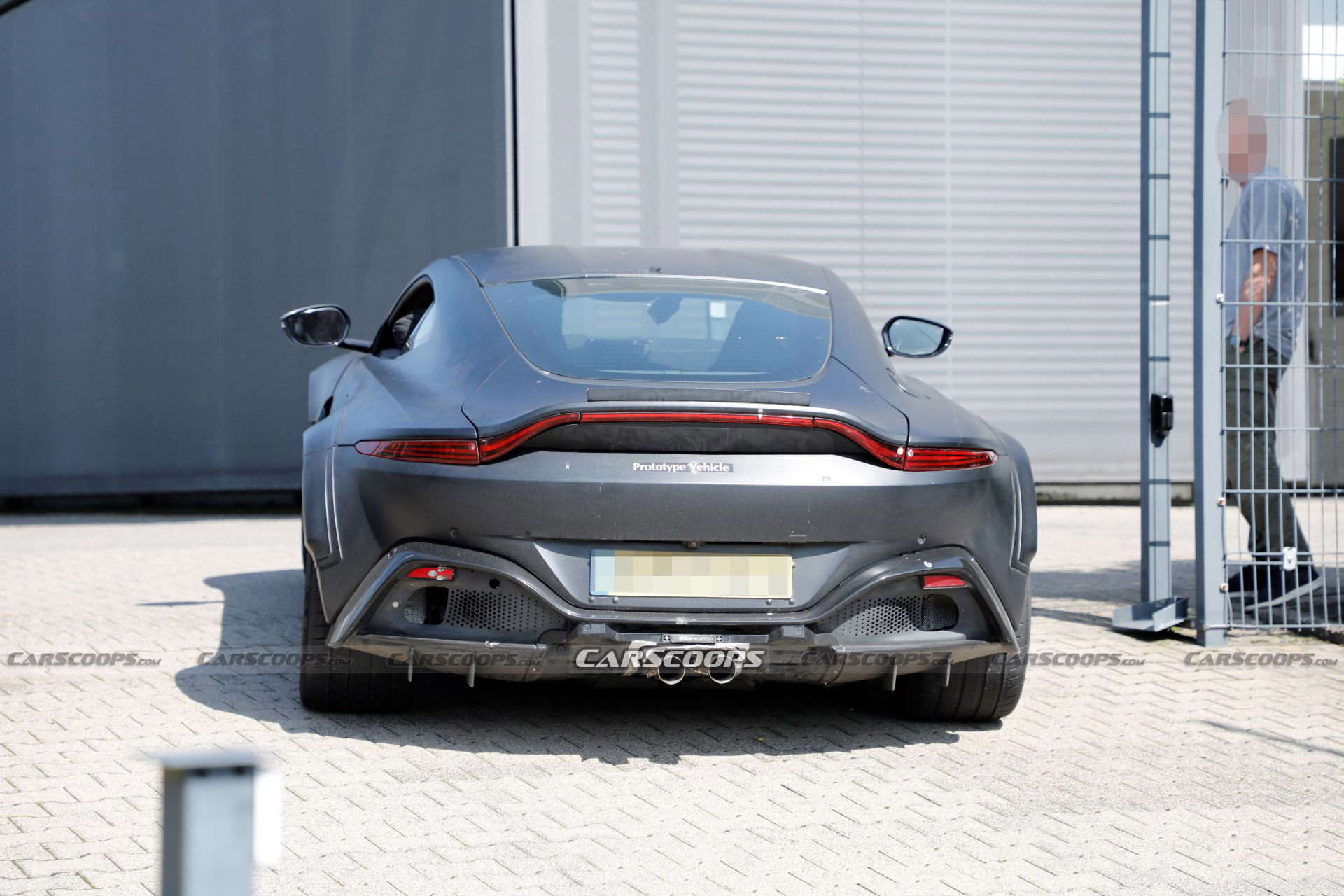 Hotter Aston Martin Vantage Prototype Spied Possibly Hiding A V12 Engine