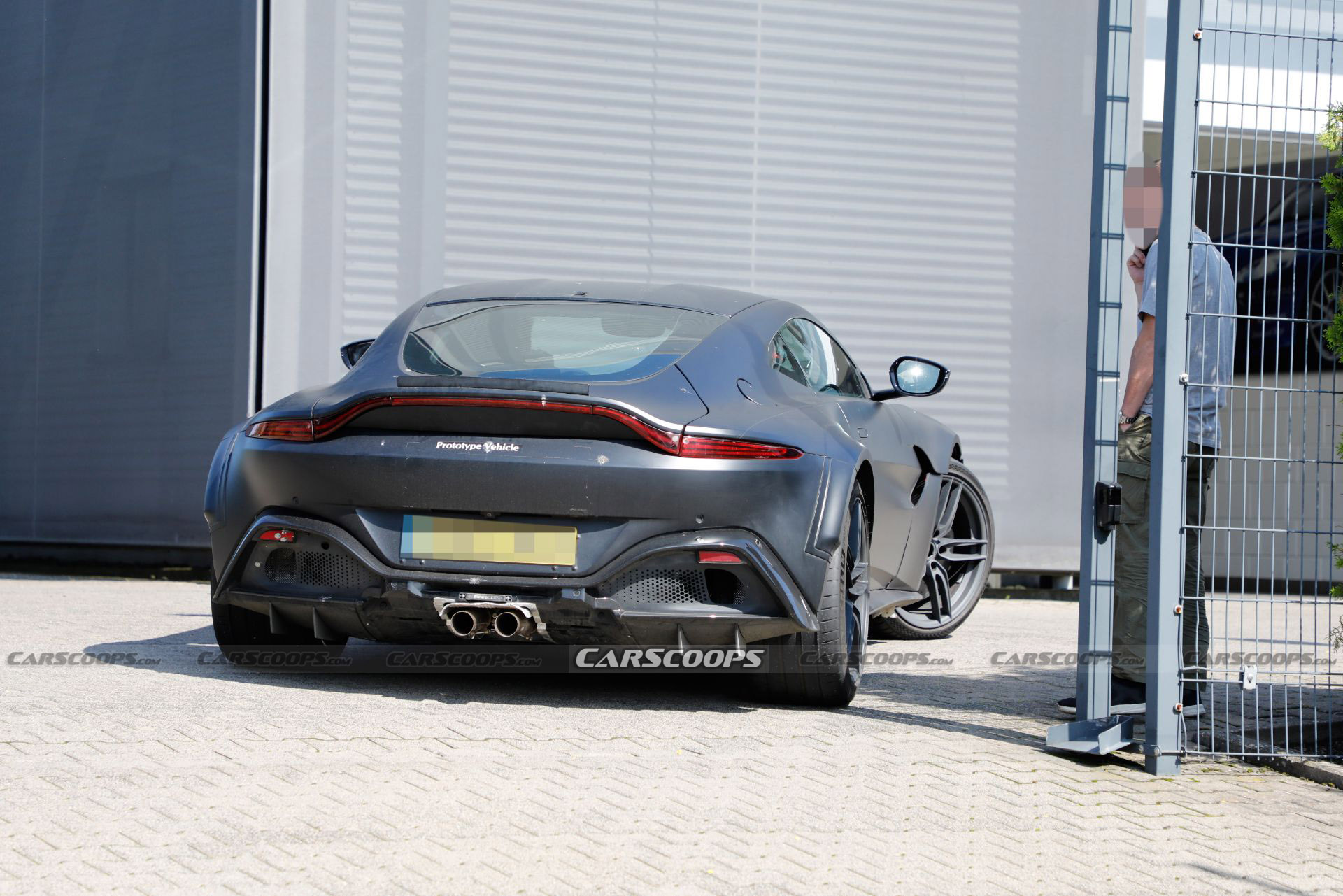 Hotter Aston Martin Vantage Prototype Spied Possibly Hiding A V12 Engine