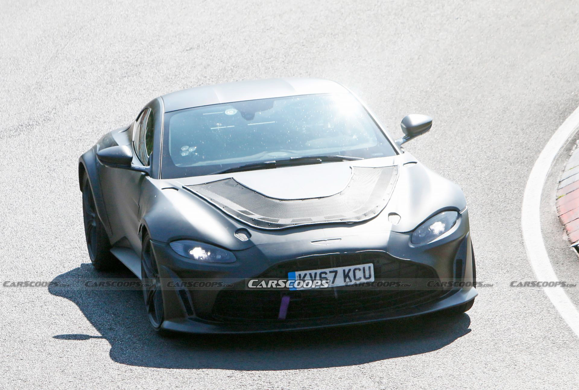 Hotter Aston Martin Vantage Prototype Spied Possibly Hiding A V12 Engine
