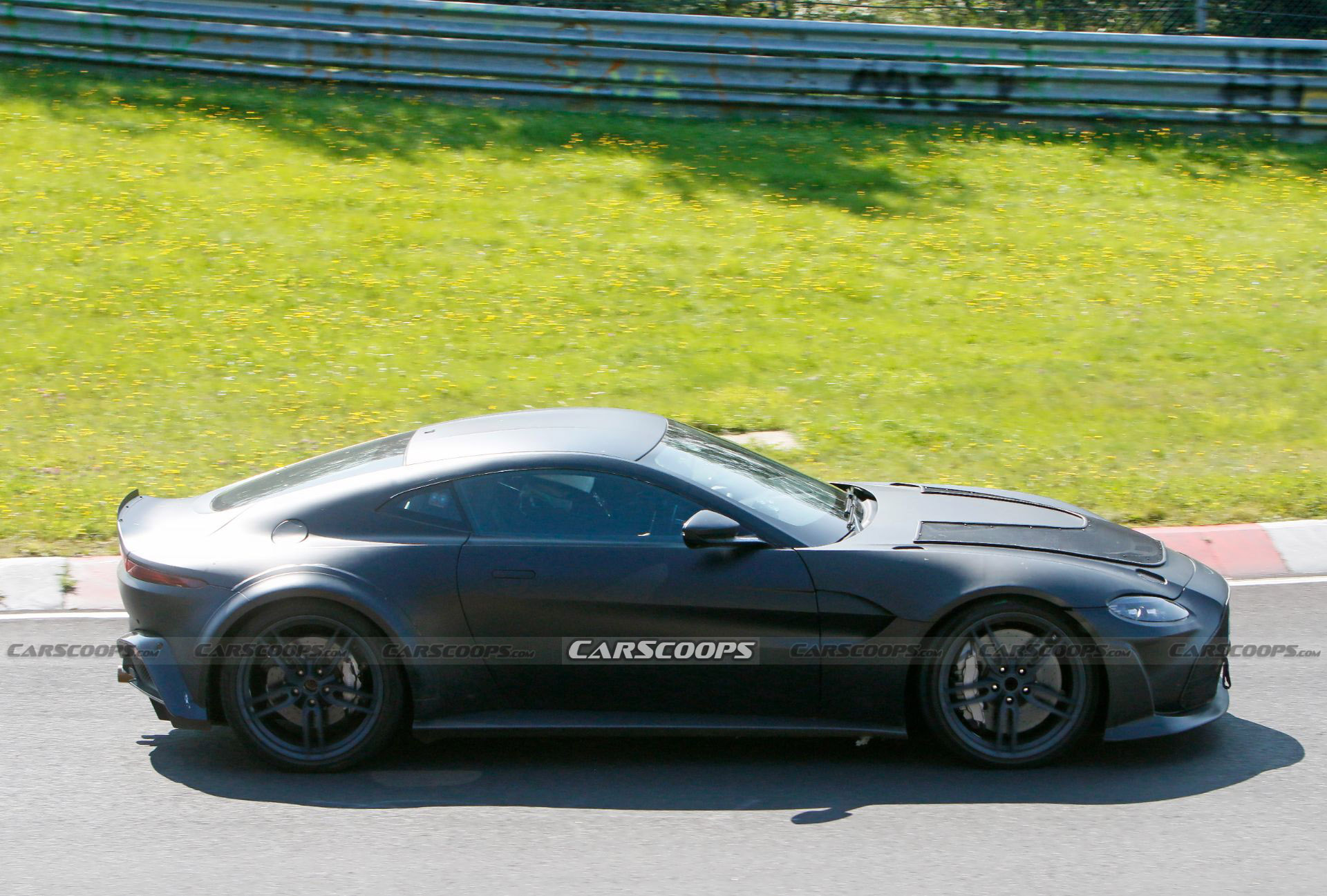Hotter Aston Martin Vantage Prototype Spied Possibly Hiding A V12 Engine