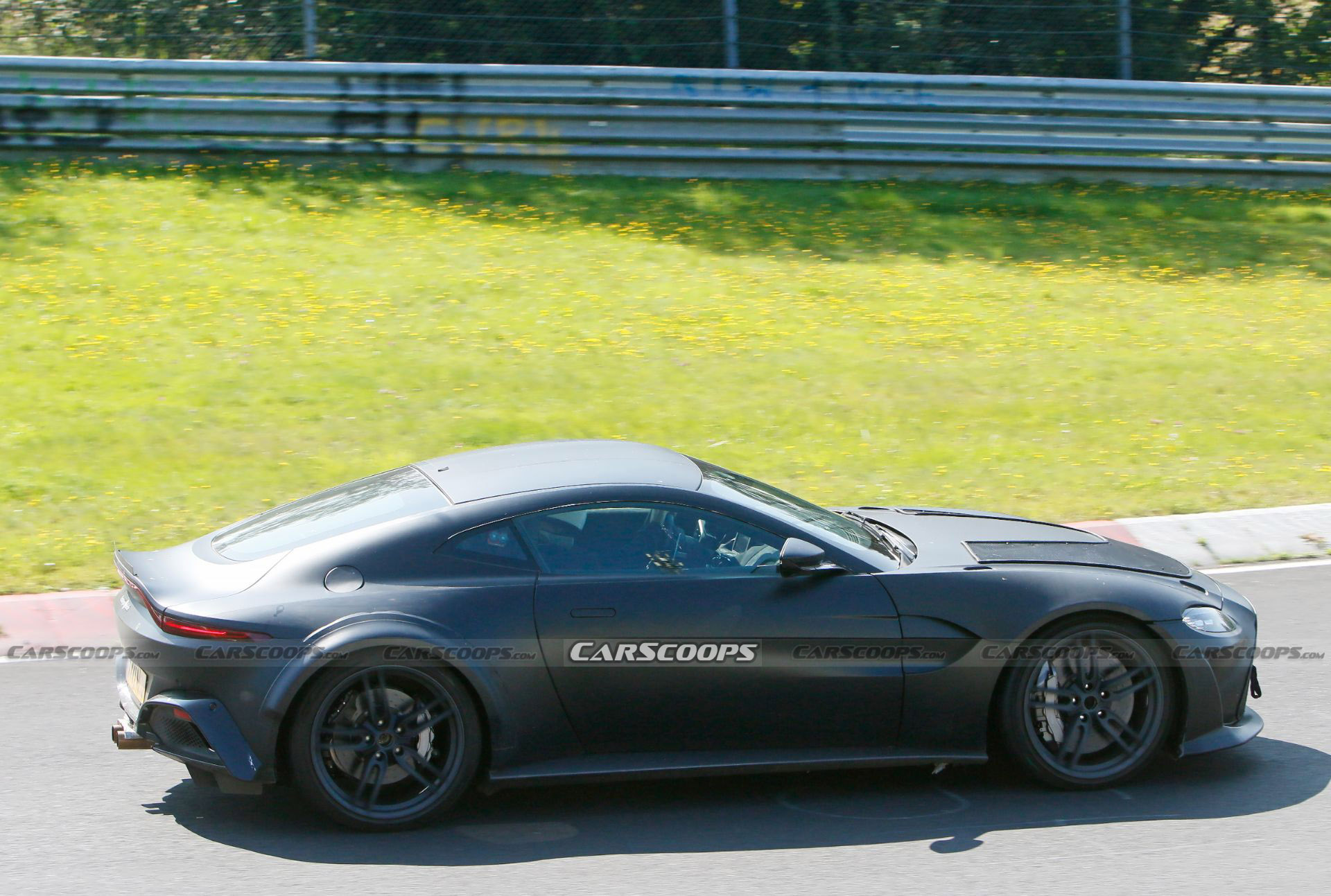 Hotter Aston Martin Vantage Prototype Spied Possibly Hiding A V12 Engine