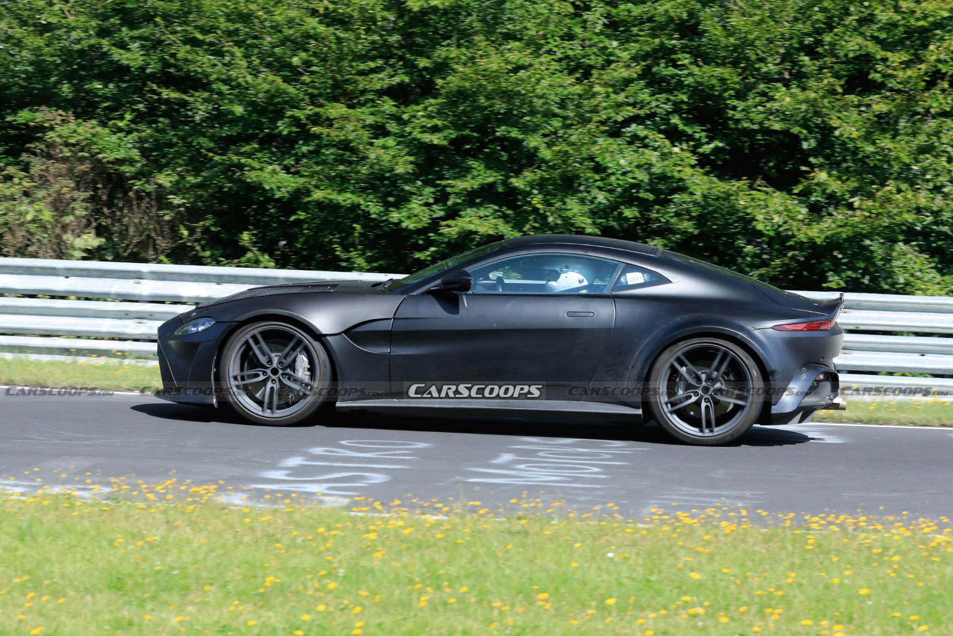 Hotter Aston Martin Vantage Prototype Spied Possibly Hiding A V12 Engine