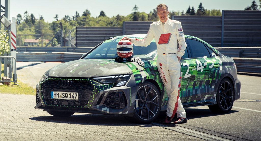  The 2022 Audi RS 3 Sedan Is Now The Fastest Compact On The Nurburgring