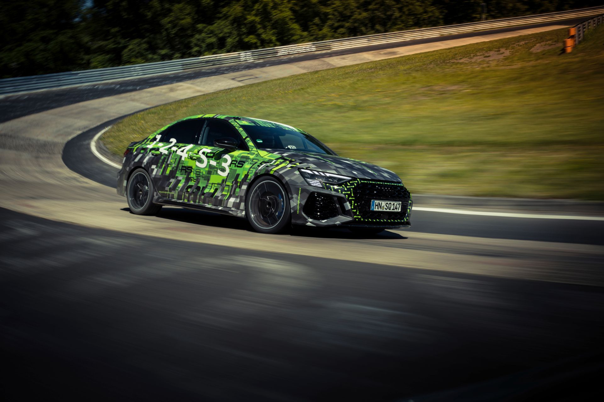 The 2022 Audi RS 3 Sedan Is Now The Fastest Compact On The Nurburgring