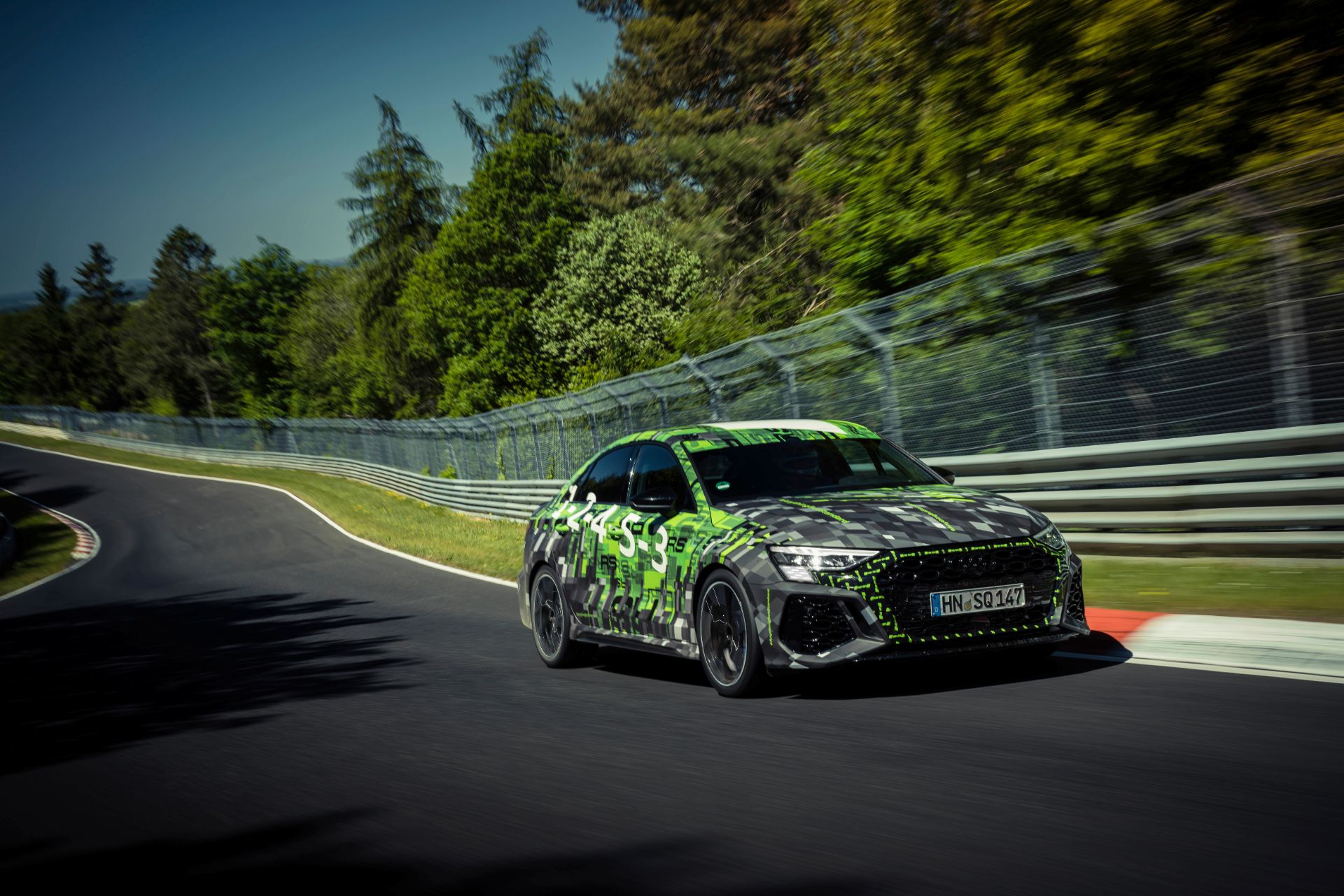The 2022 Audi RS 3 Sedan Is Now The Fastest Compact On The Nurburgring