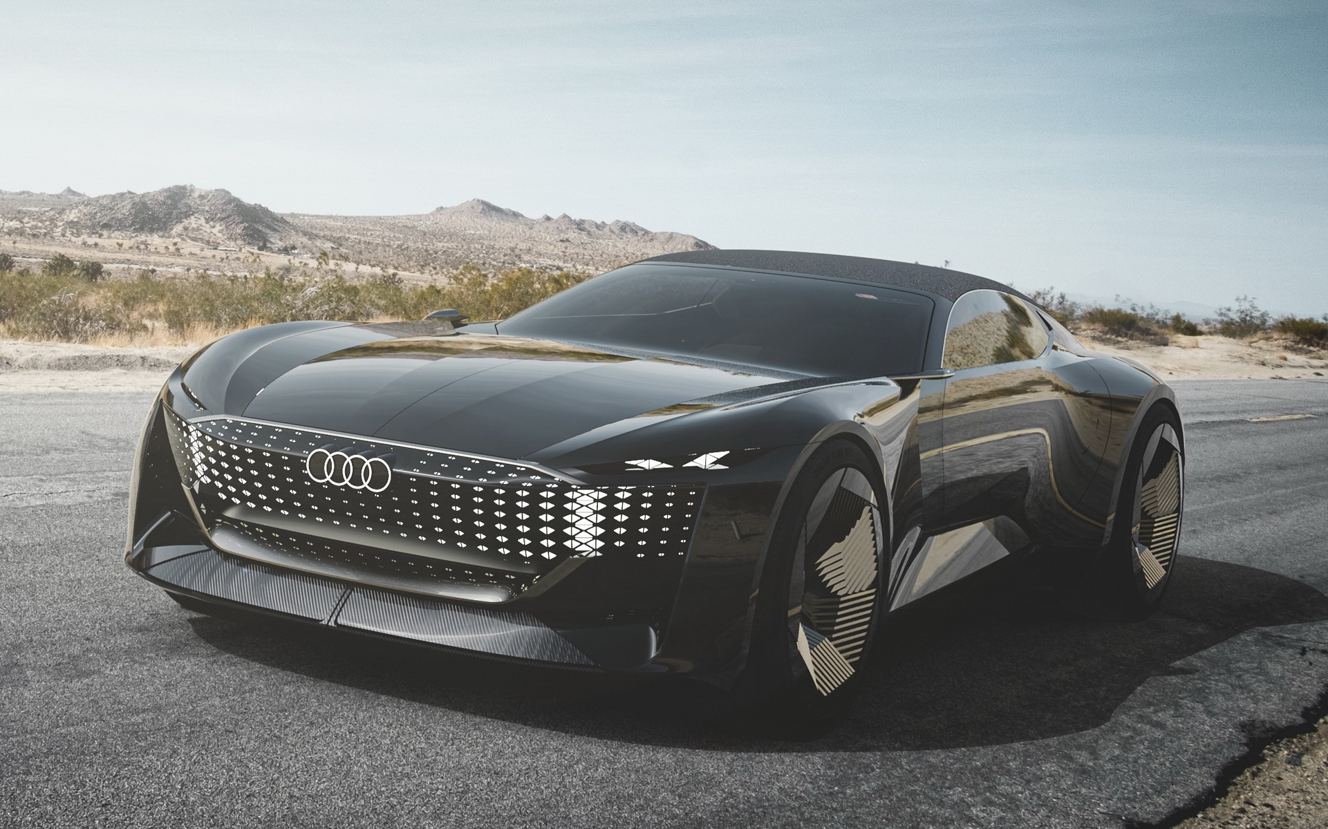 Audi Skysphere Concept Is A Striking Shape-Shifting EV With An Expandable Wheelbase