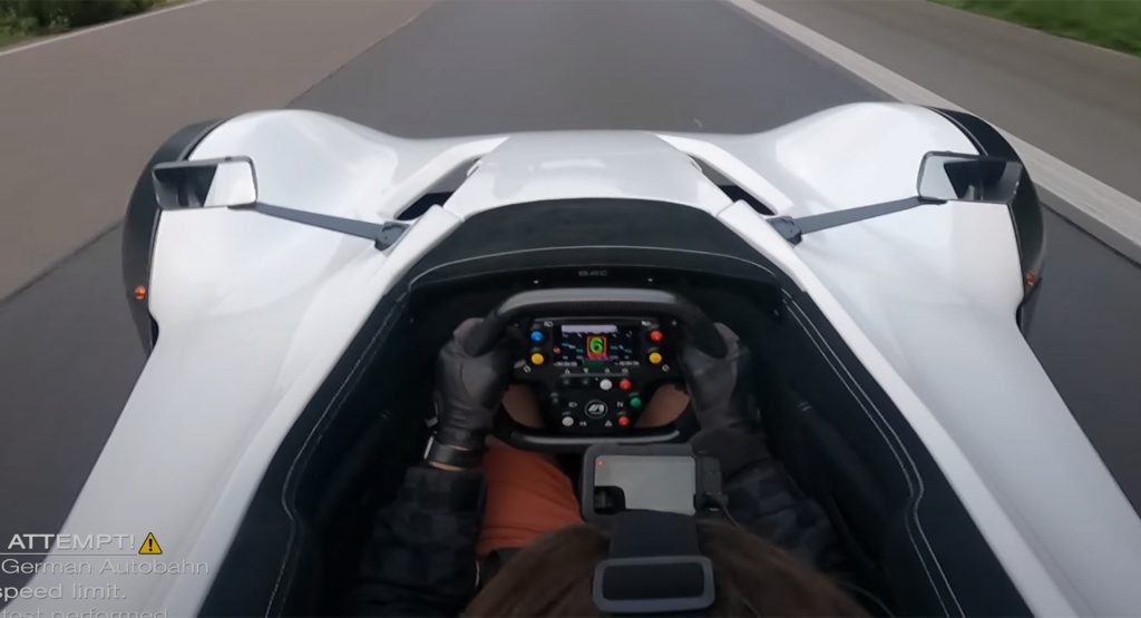 Driving A BAC Mono On The Autobahn Looks Like A Lot Of Fun