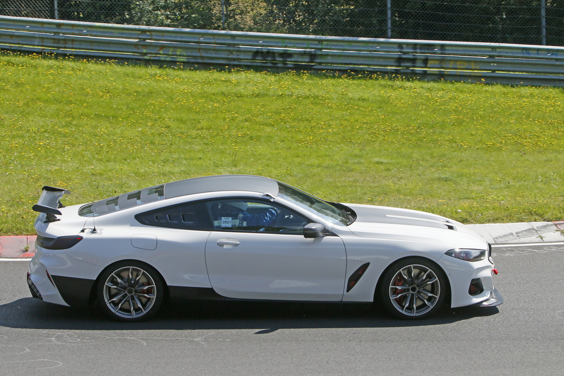 Possible BMW M8 CSL Prototype Spotted Again, This Time With Added Visual Accents
