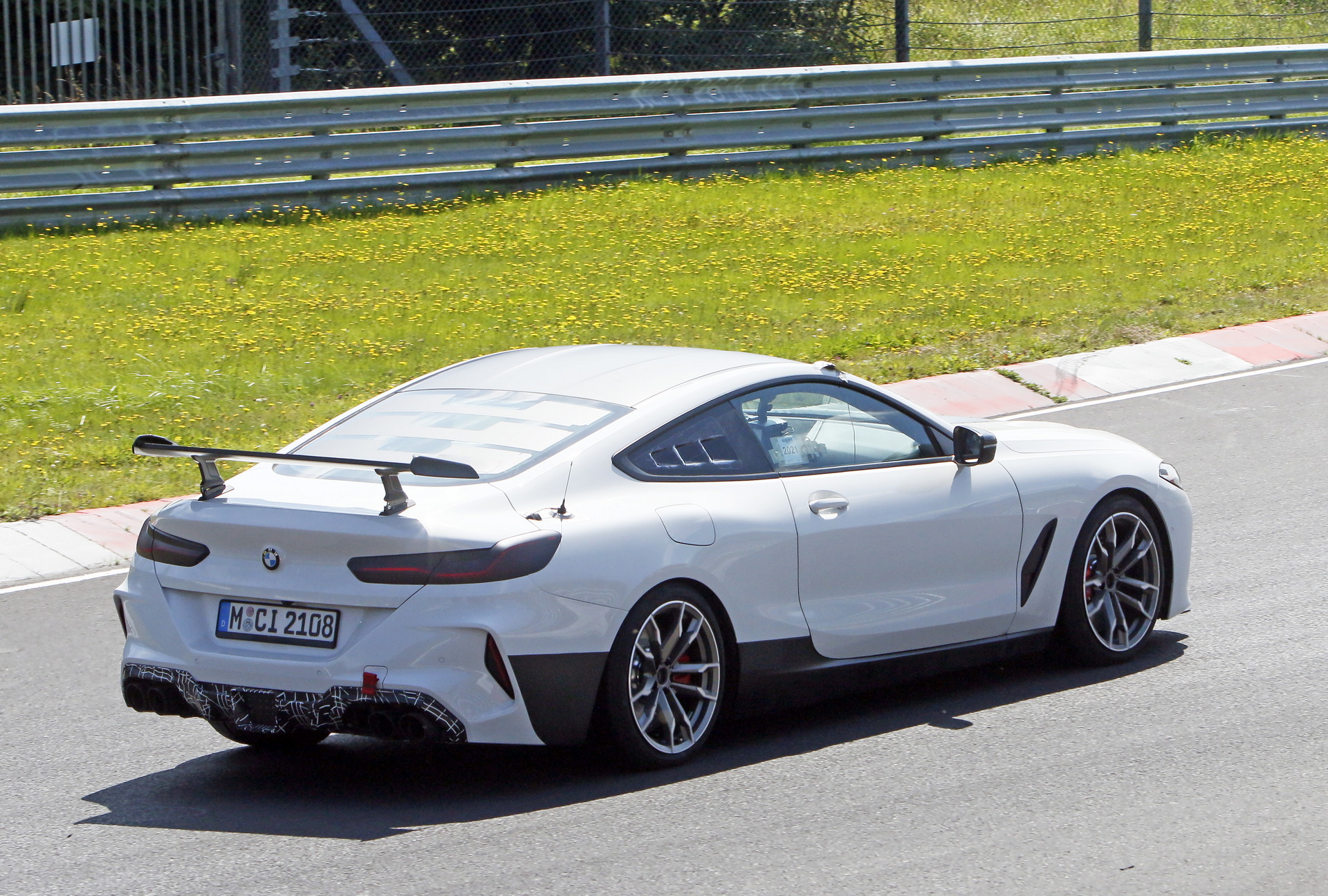 Possible BMW M8 CSL Prototype Spotted Again, This Time With Added Visual Accents