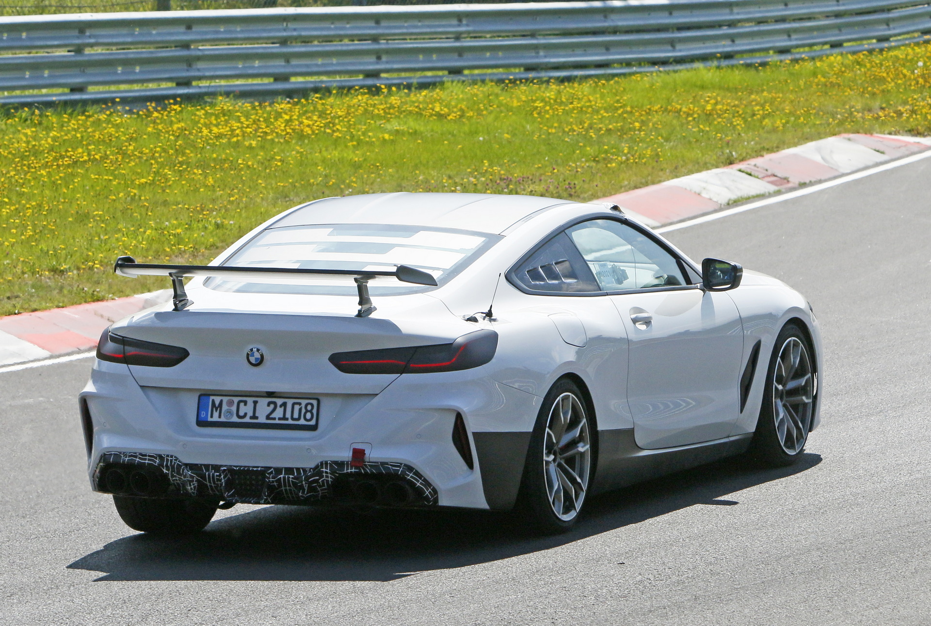 Possible BMW M8 CSL Prototype Spotted Again, This Time With Added Visual Accents