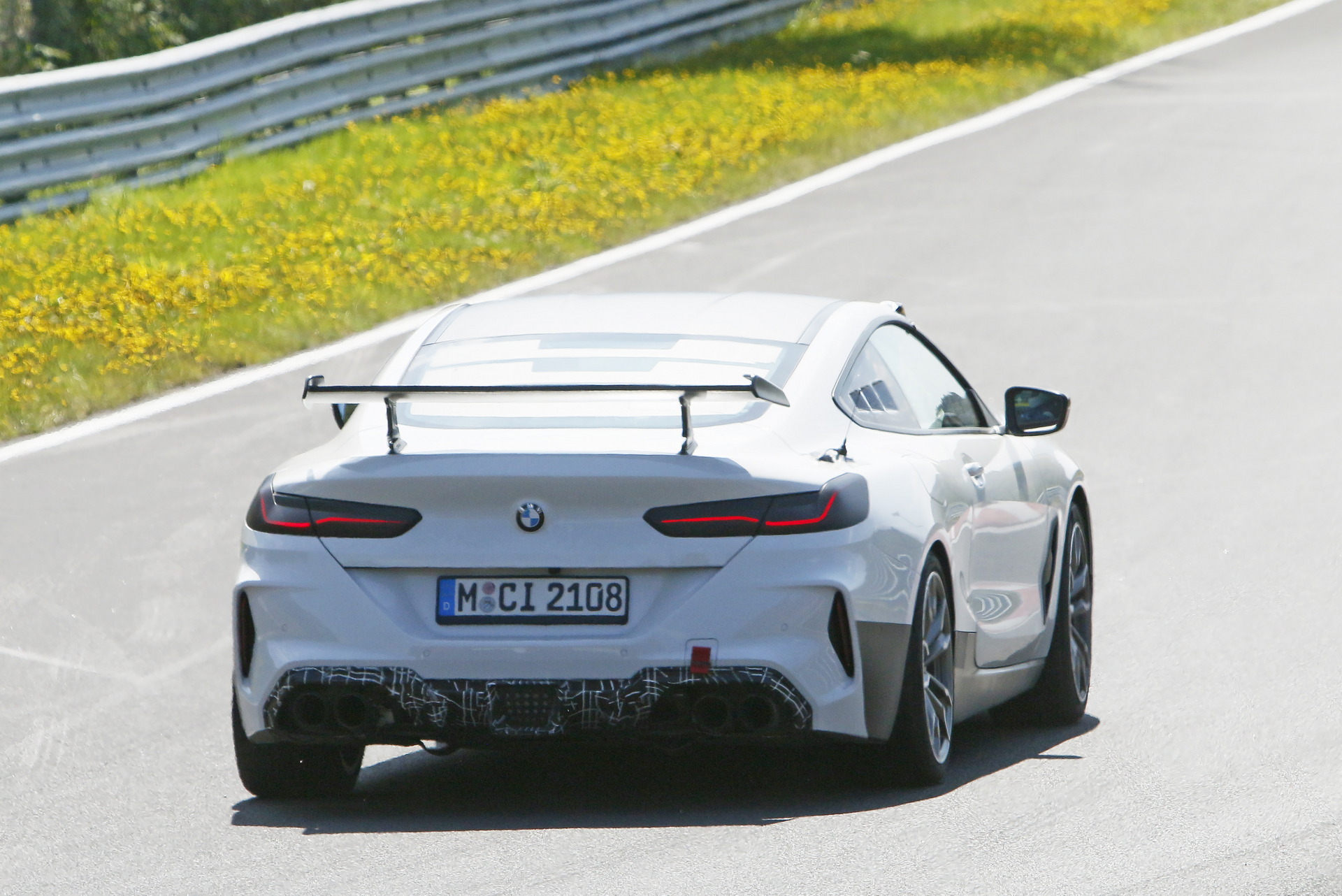 Possible BMW M8 CSL Prototype Spotted Again, This Time With Added Visual Accents