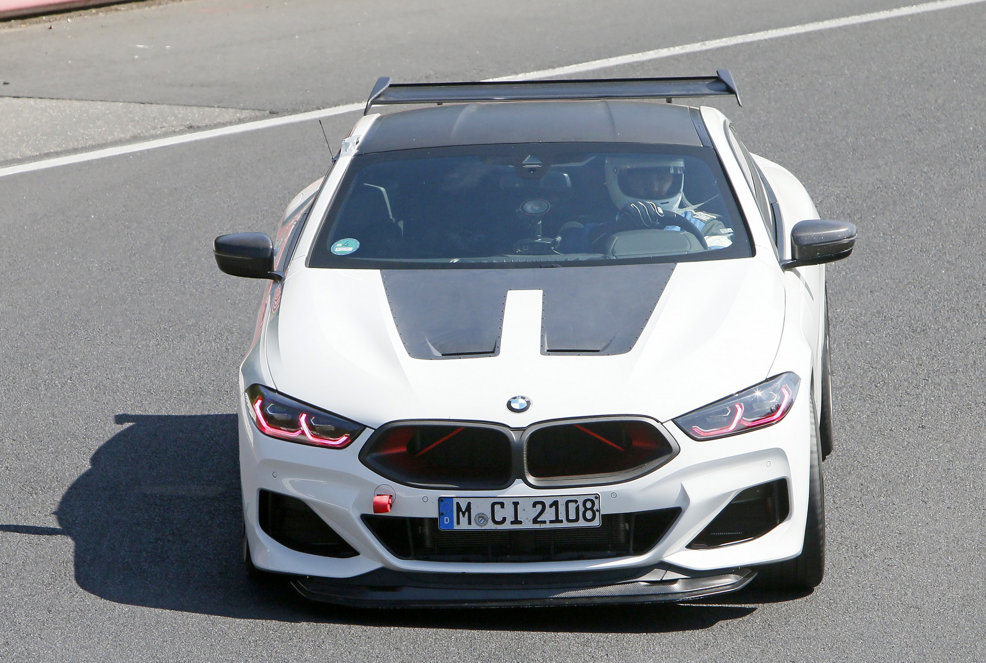 Possible BMW M8 CSL Prototype Spotted Again, This Time With Added Visual Accents
