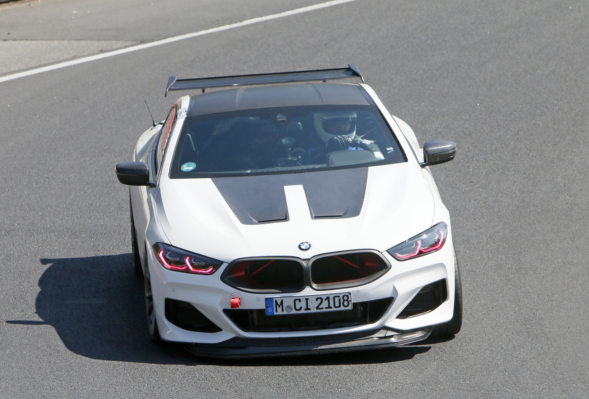 Possible BMW M8 CSL Prototype Spotted Again, This Time With Added Visual Accents