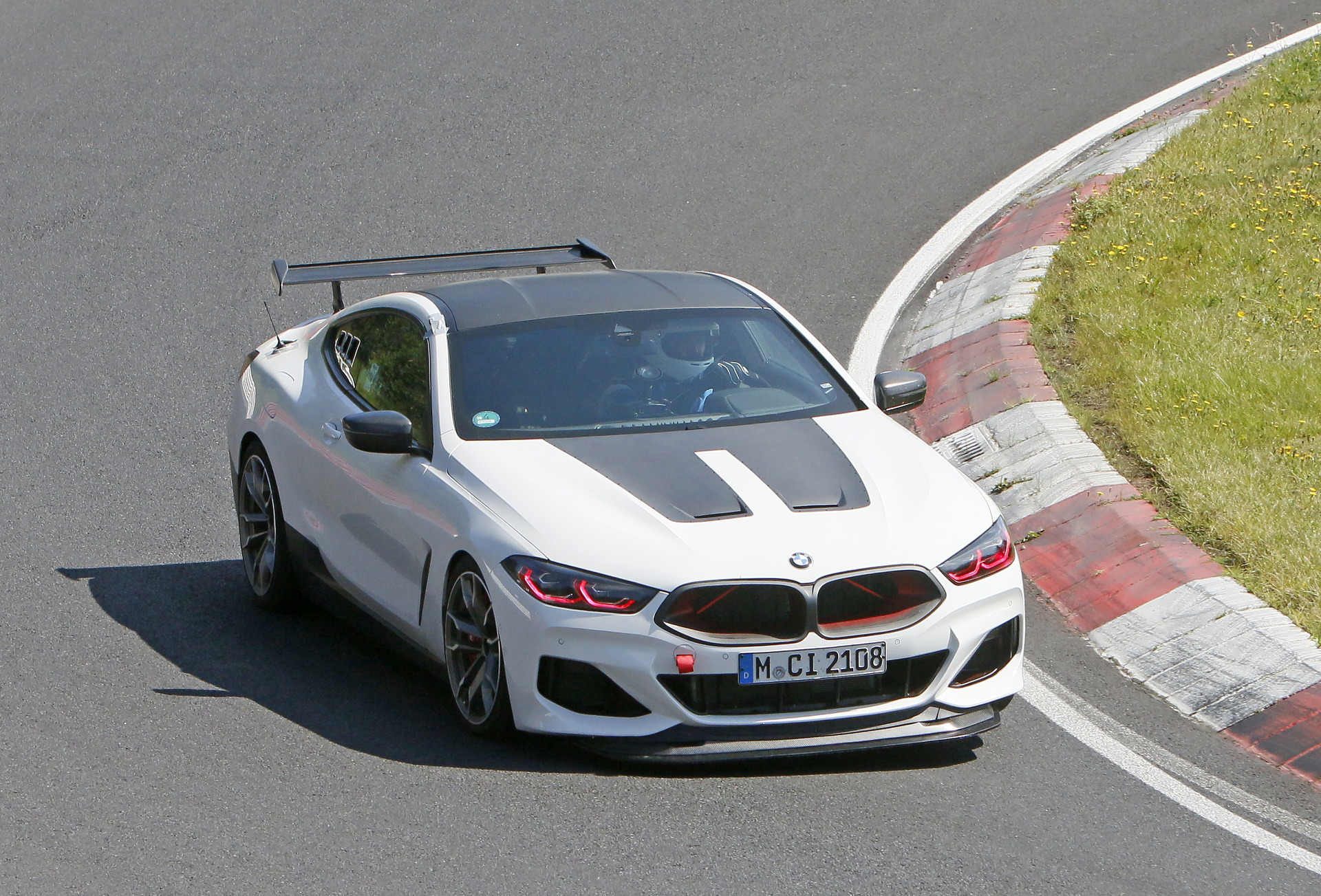 Possible BMW M8 CSL Prototype Spotted Again, This Time With Added Visual Accents