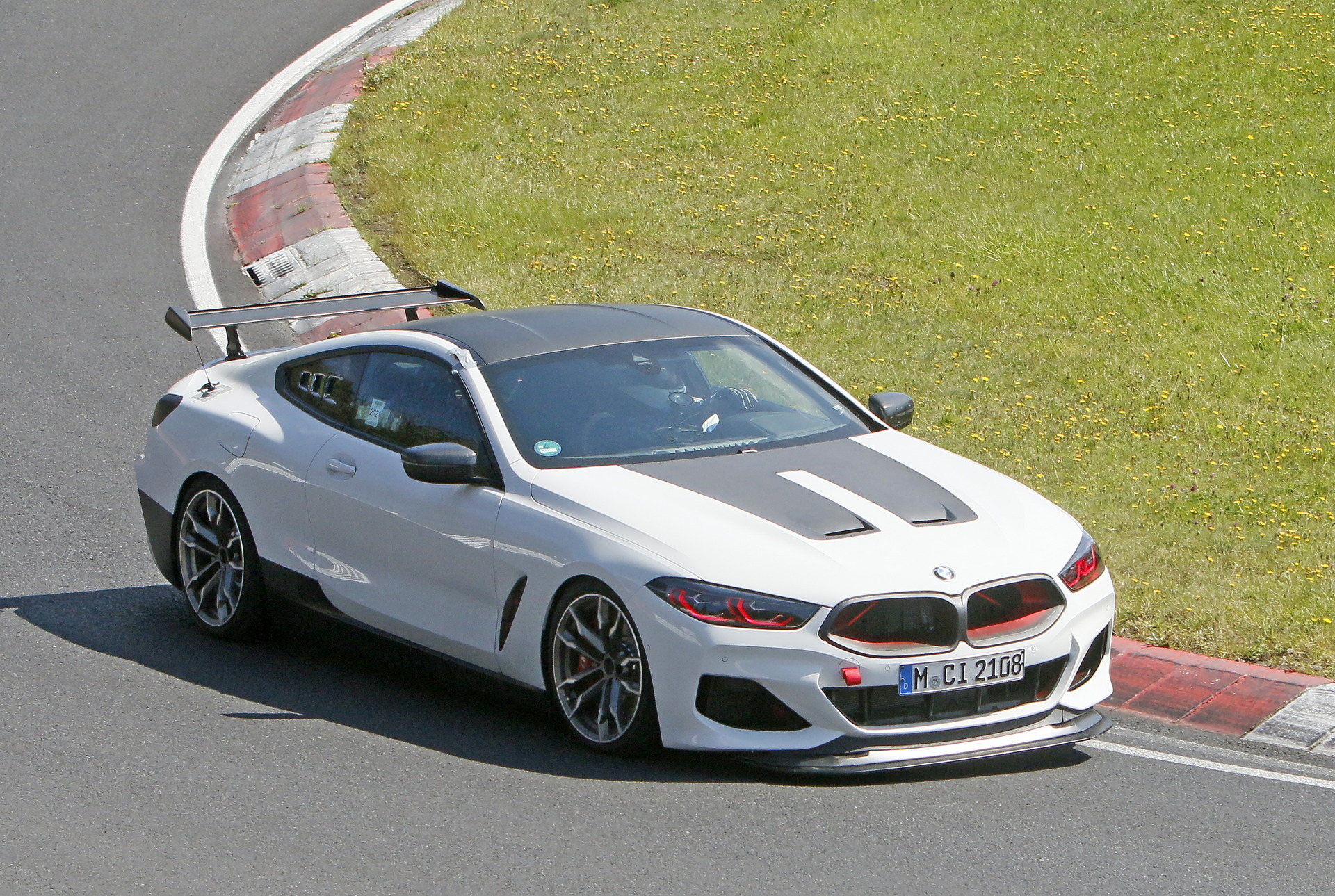 Possible BMW M8 CSL Prototype Spotted Again, This Time With Added Visual Accents