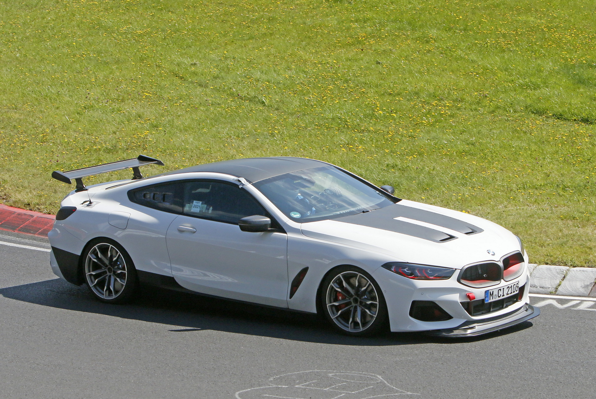 Possible BMW M8 CSL Prototype Spotted Again, This Time With Added Visual Accents
