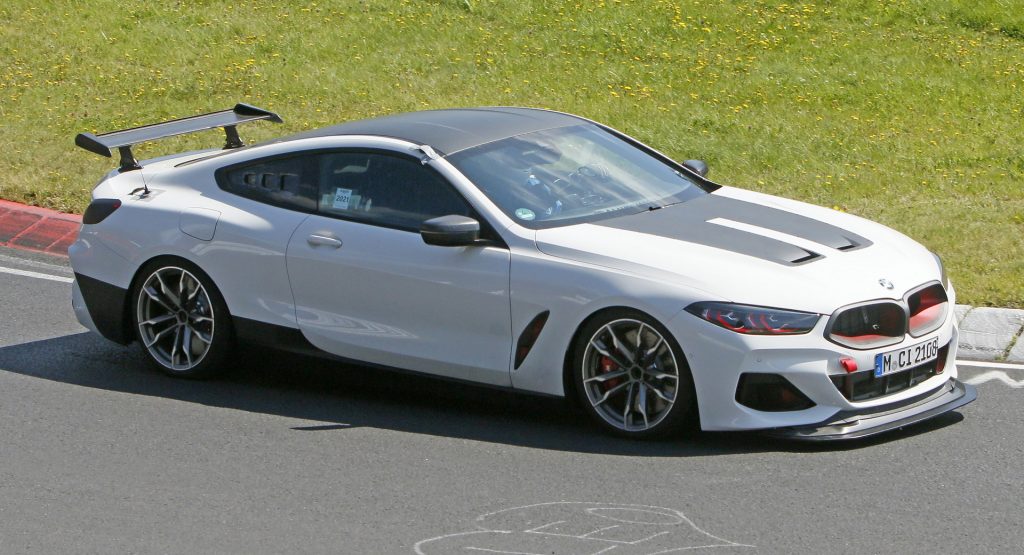  Possible BMW M8 CSL Prototype Spotted Again, This Time With Added Visual Accents