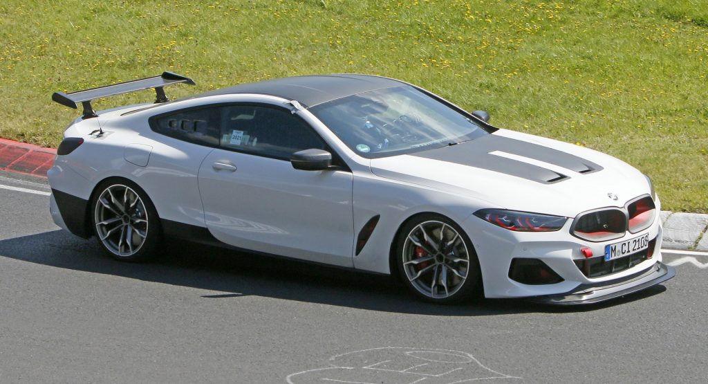 Possible BMW M8 CSL Prototype Spotted Again, This Time With Added Visual Accents