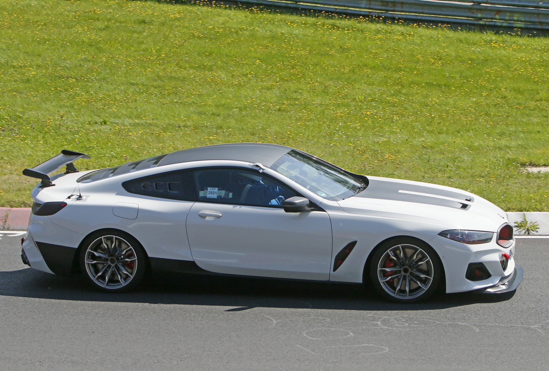 Possible BMW M8 CSL Prototype Spotted Again, This Time With Added Visual Accents