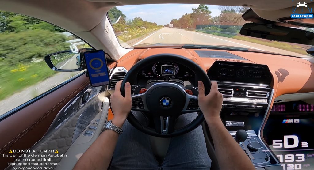  A BMW M8 Gran Coupe From G-Power Has No Problem Exceeding 180 MPH On The Autobahn