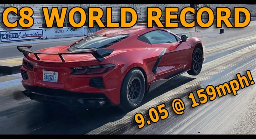 Twin-Turbo C8 Corvette Sets Record By Running 9.05 Second Quarter-Mile