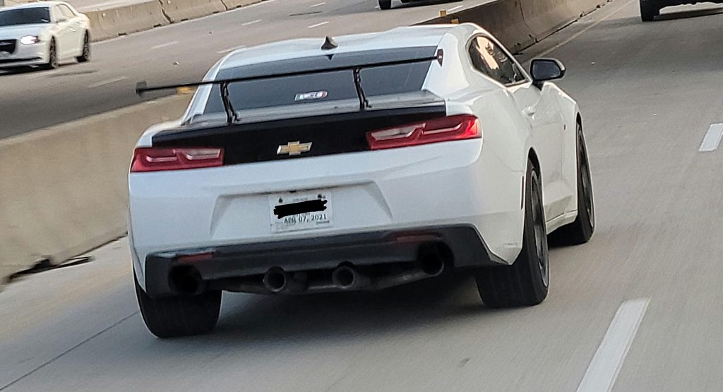 Modify, Then Add Tailpipes: Chevy Camaro Rocks Four Exhausts, High Rear Wing