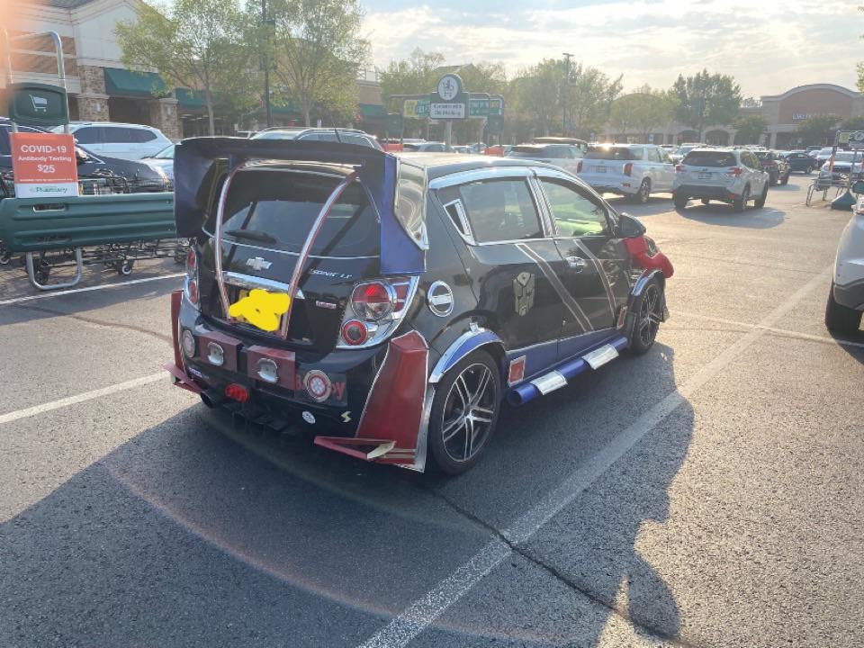 All This ‘Bad Boy’ Chevrolet Sonic Transformer Needs Now Is A Little Energon