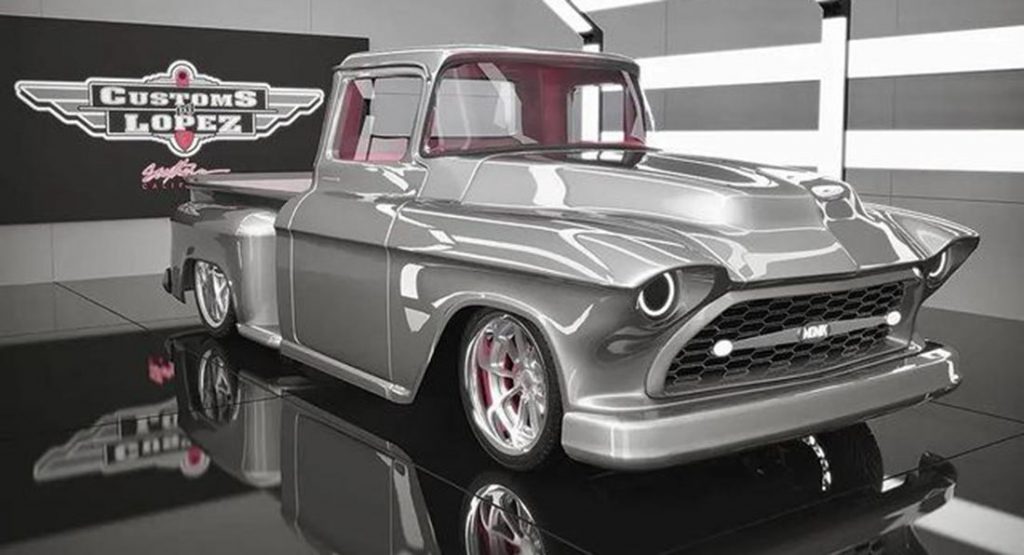  This Wild 1956 Chevy C10 Restomod Is Being Readied For SEMA