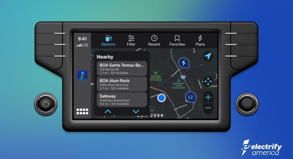 Electrify America’s Mobile App Will Now Work Through Apple CarPlay And Android Auto