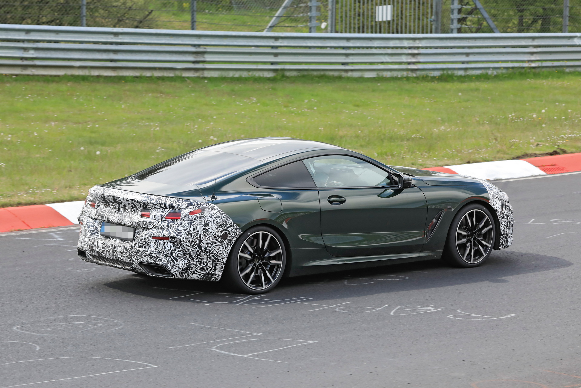 Facelifted 2022 BMW 8-Series Coupe Takes To The The Nurburgring With Subtle Styling Tweaks
