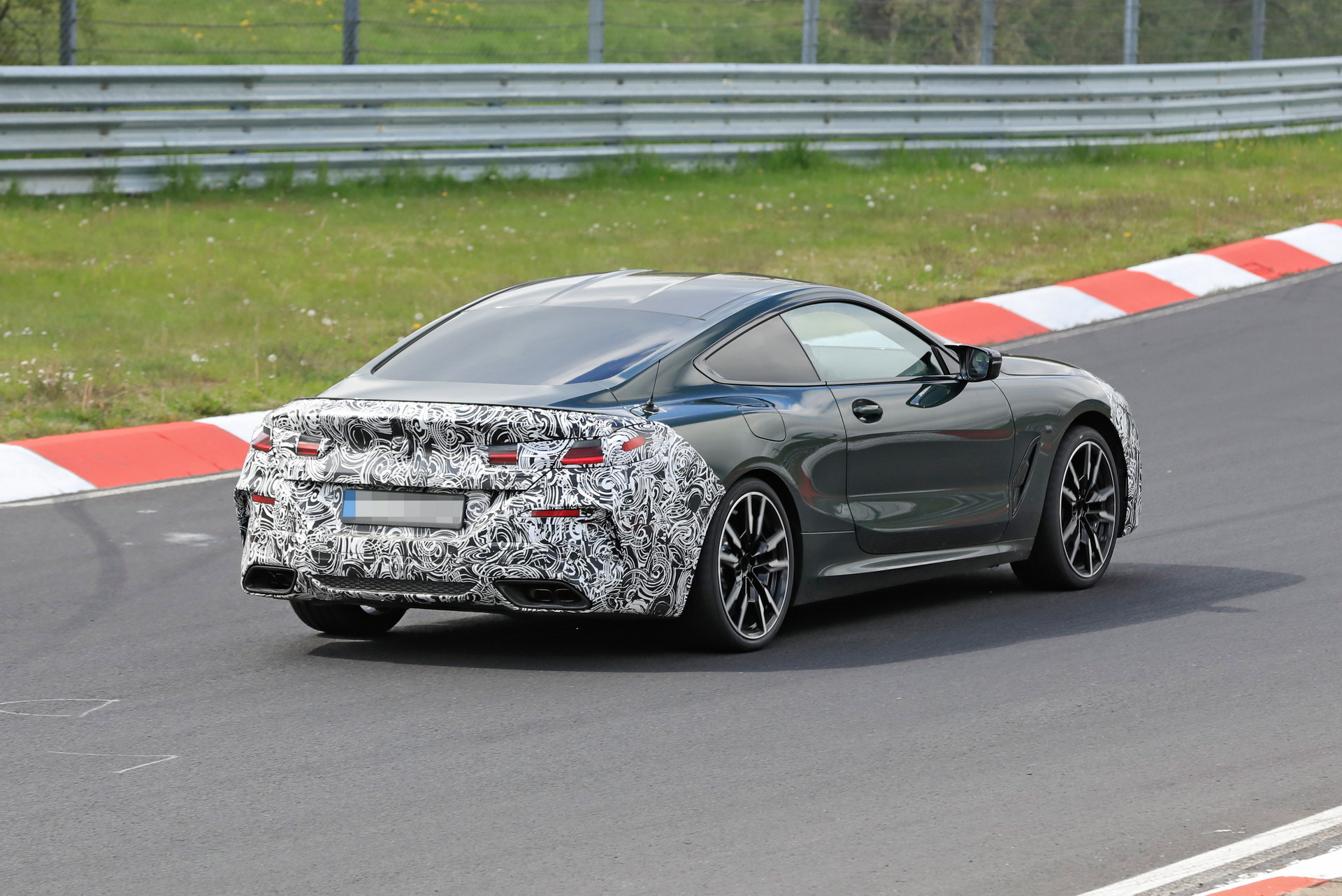 Facelifted 2022 BMW 8-Series Coupe Takes To The The Nurburgring With Subtle Styling Tweaks