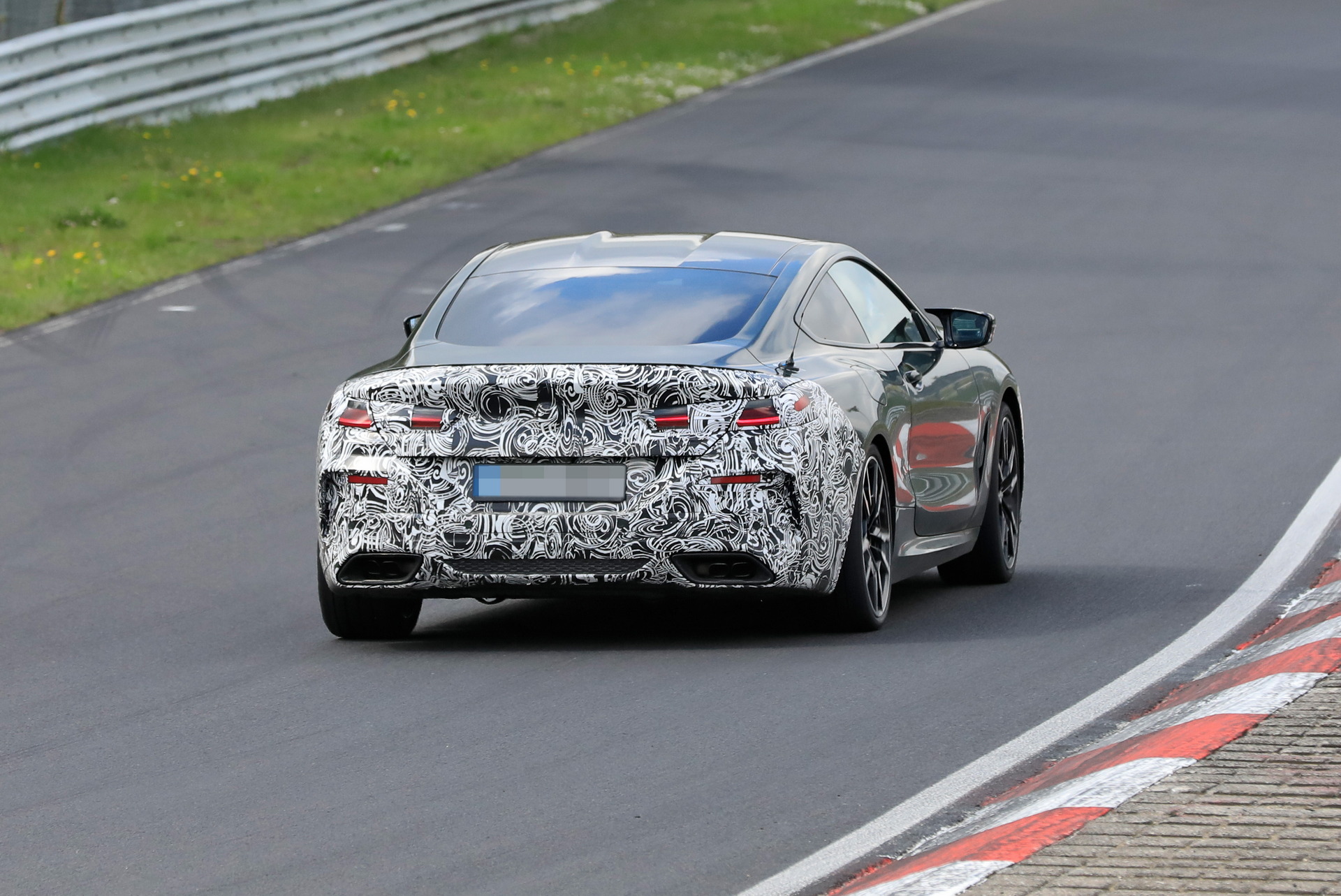 Facelifted 2022 BMW 8-Series Coupe Takes To The The Nurburgring With Subtle Styling Tweaks