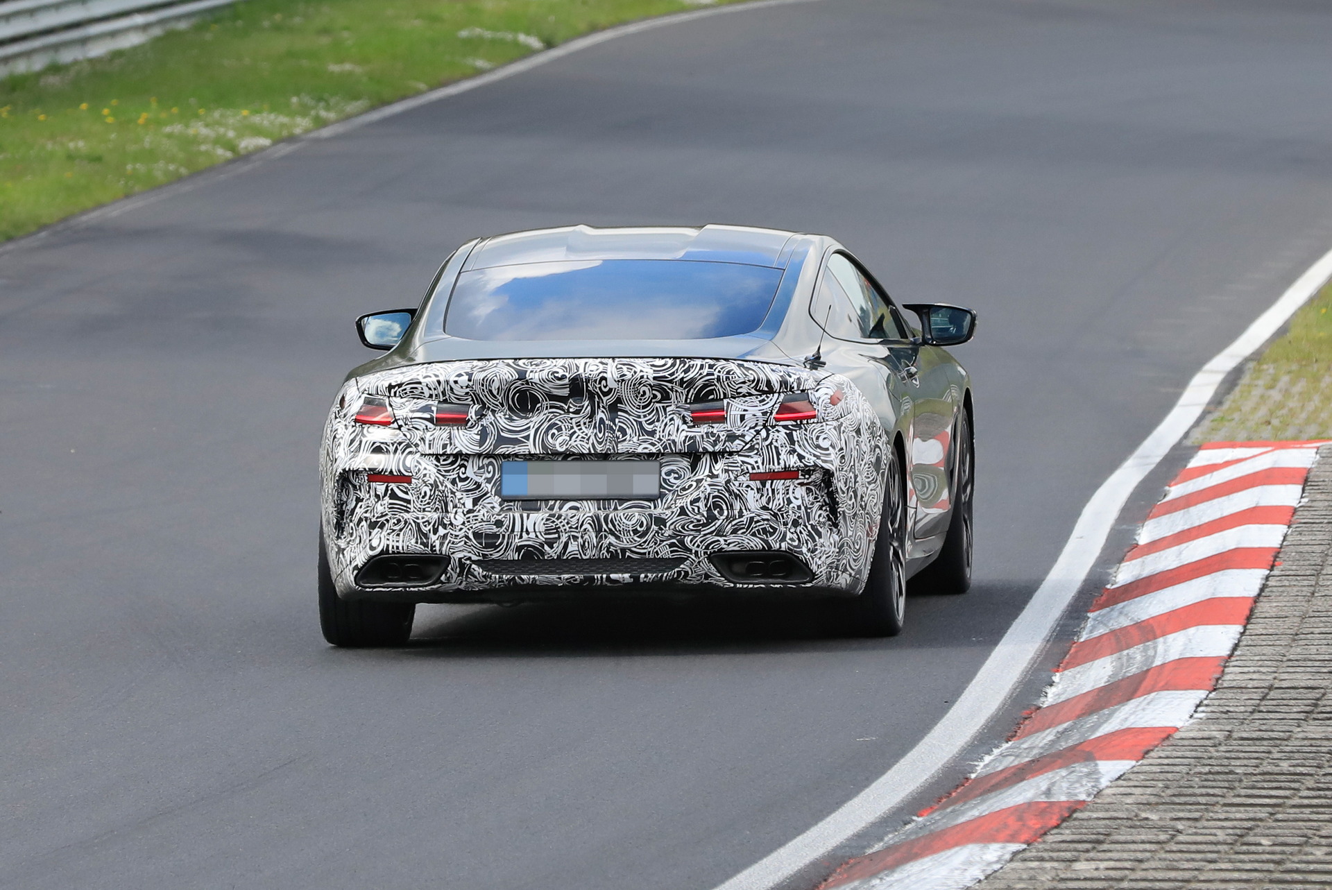 Facelifted 2022 BMW 8-Series Coupe Takes To The The Nurburgring With Subtle Styling Tweaks