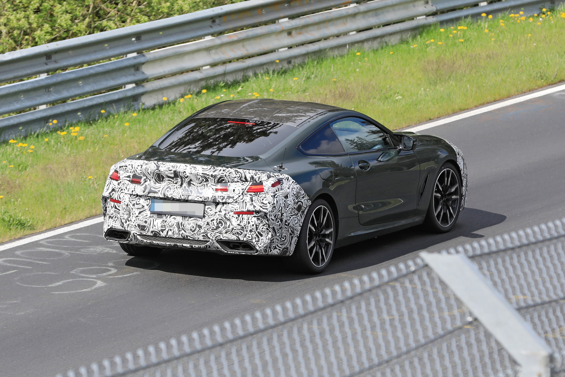 Facelifted 2022 BMW 8-Series Coupe Takes To The The Nurburgring With Subtle Styling Tweaks
