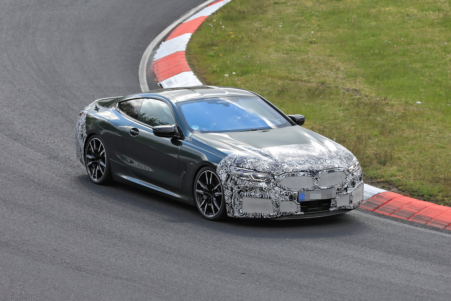 Facelifted 2022 BMW 8-Series Coupe Takes To The The Nurburgring With Subtle Styling Tweaks