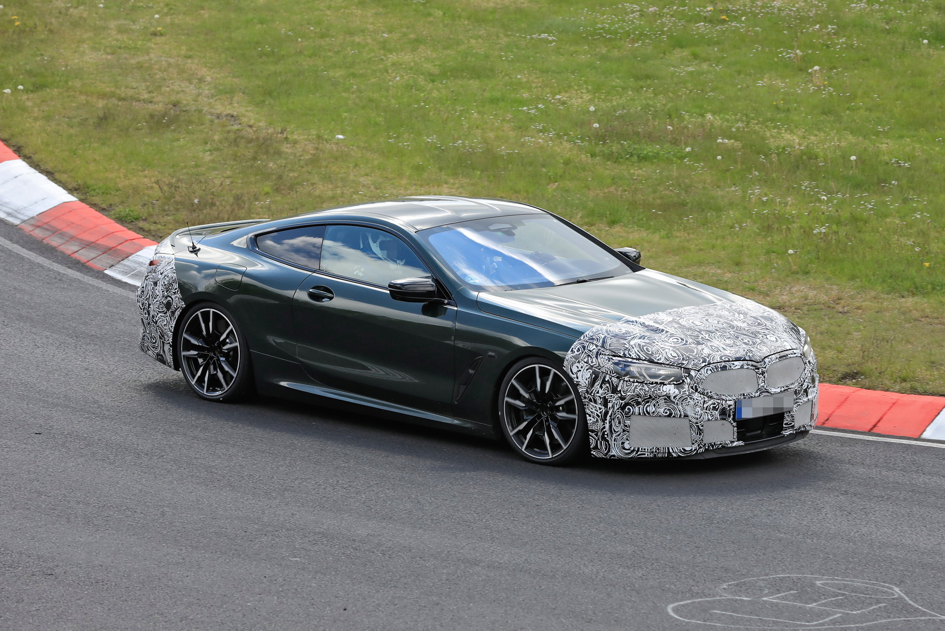 Facelifted 2022 BMW 8-Series Coupe Takes To The The Nurburgring With Subtle Styling Tweaks