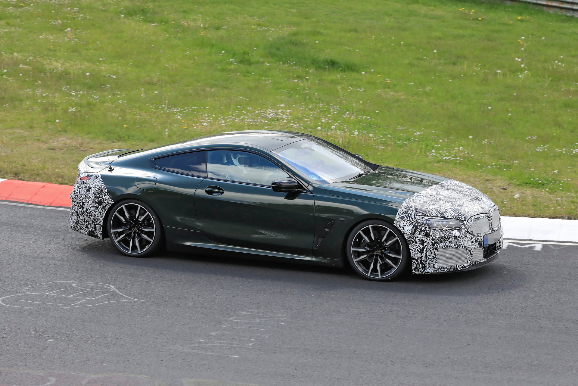 Facelifted 2022 BMW 8-Series Coupe Takes To The The Nurburgring With Subtle Styling Tweaks