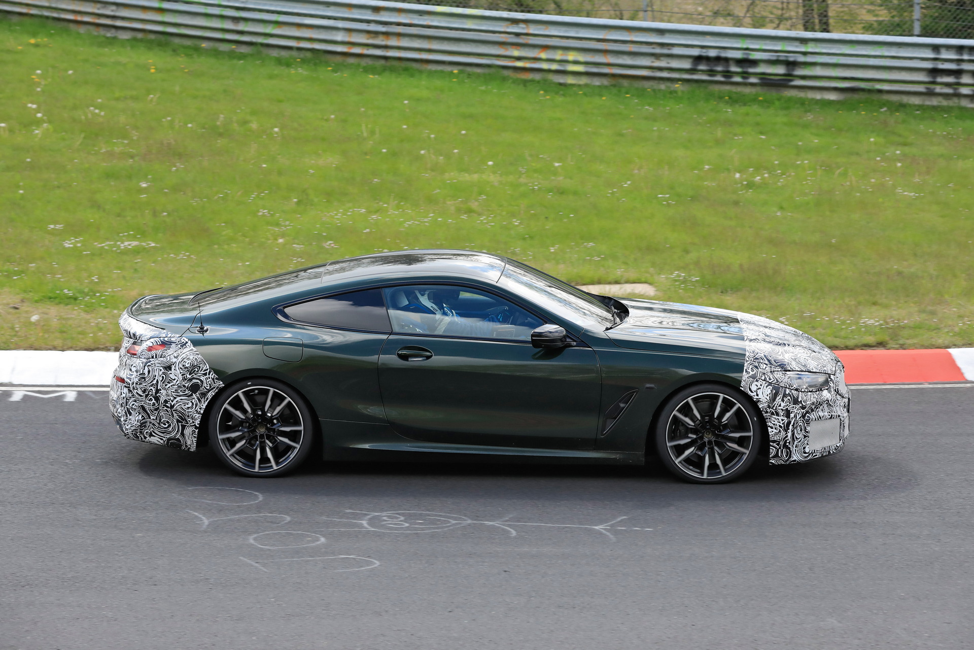 Facelifted 2022 BMW 8-Series Coupe Takes To The The Nurburgring With Subtle Styling Tweaks
