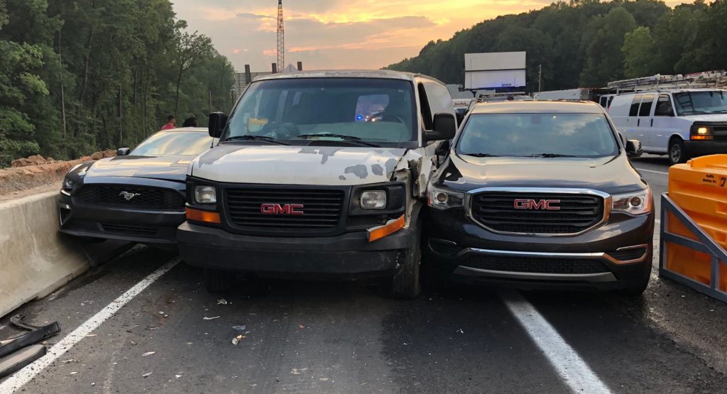 Another Ford Mustang Crashes, Only This Time Its Driver Wasn’t To Blame
