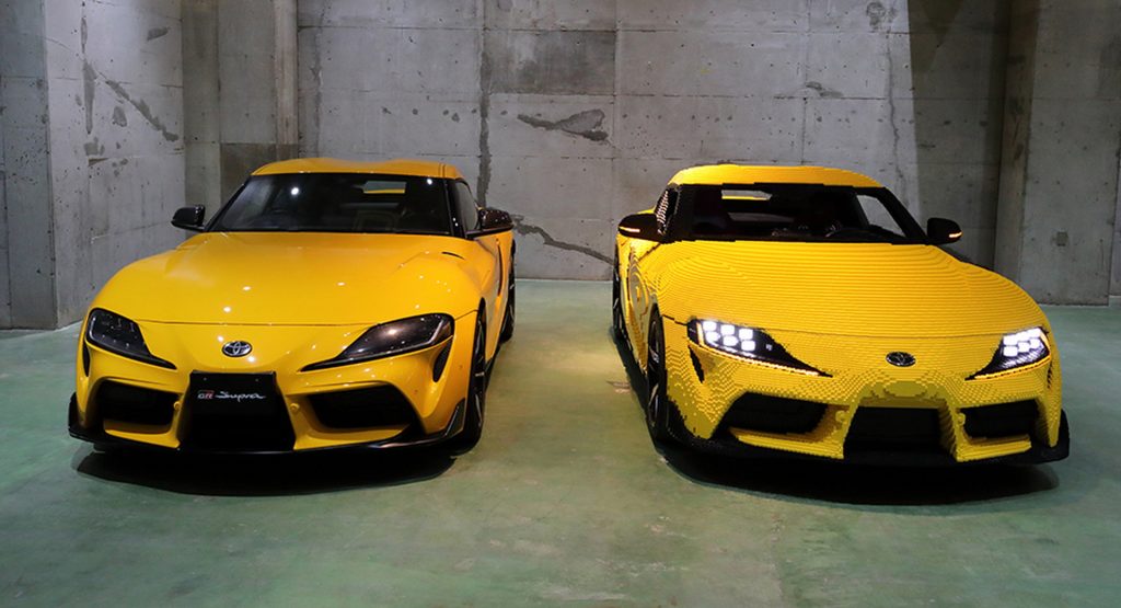  Toyota GR Collaborates With Lego To Build A Full-Size Driveable Supra Out Of 480,000 Bricks