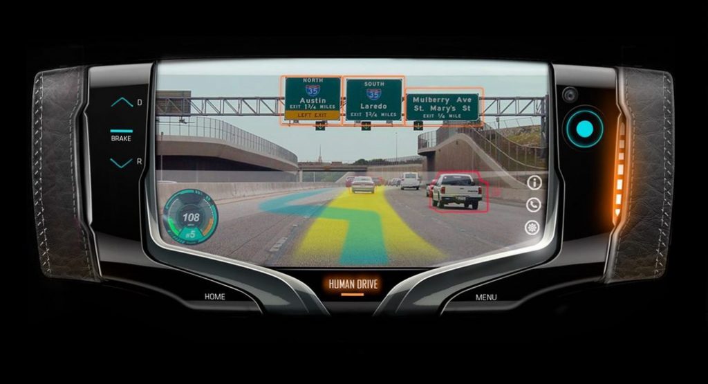  This Futuristic Steering Wheel Concept By GM Design Could Make Windscreens Obsolete