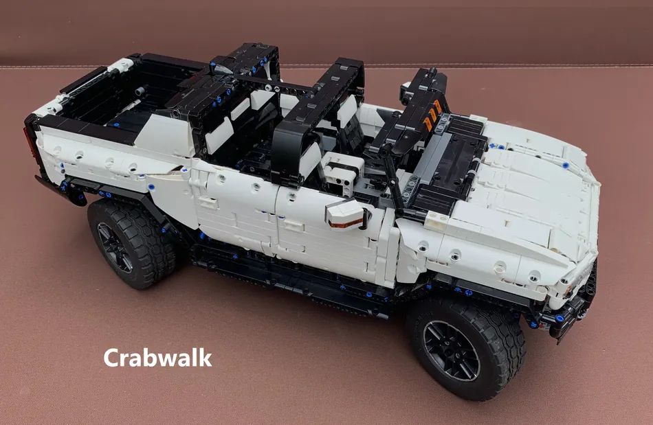 Lego Enthusiast Creates Scale GMC Hummer EV With Crab Walking And Adjustable Suspension