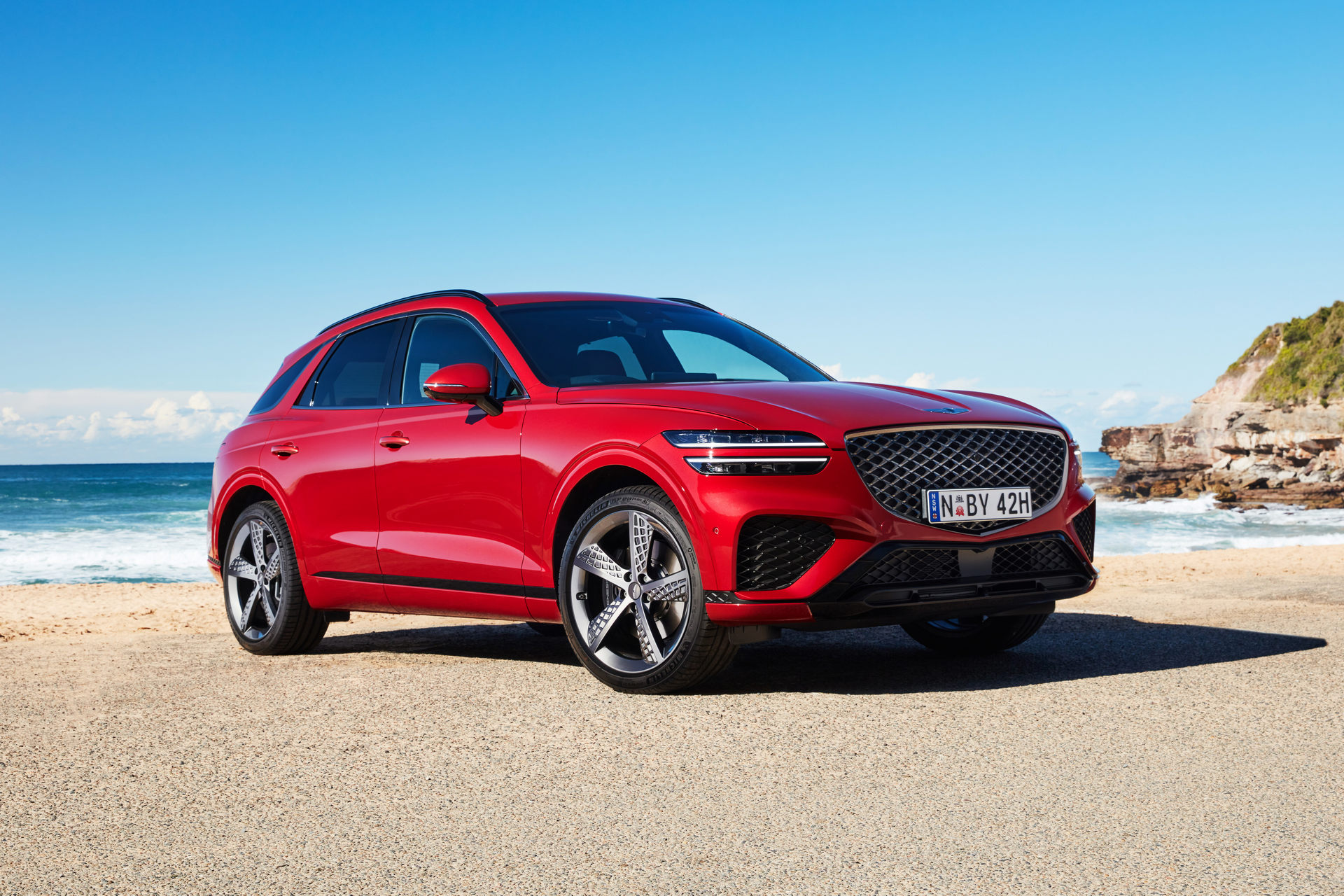 2021 Genesis GV70 Lands Down Under With Three Engine Options