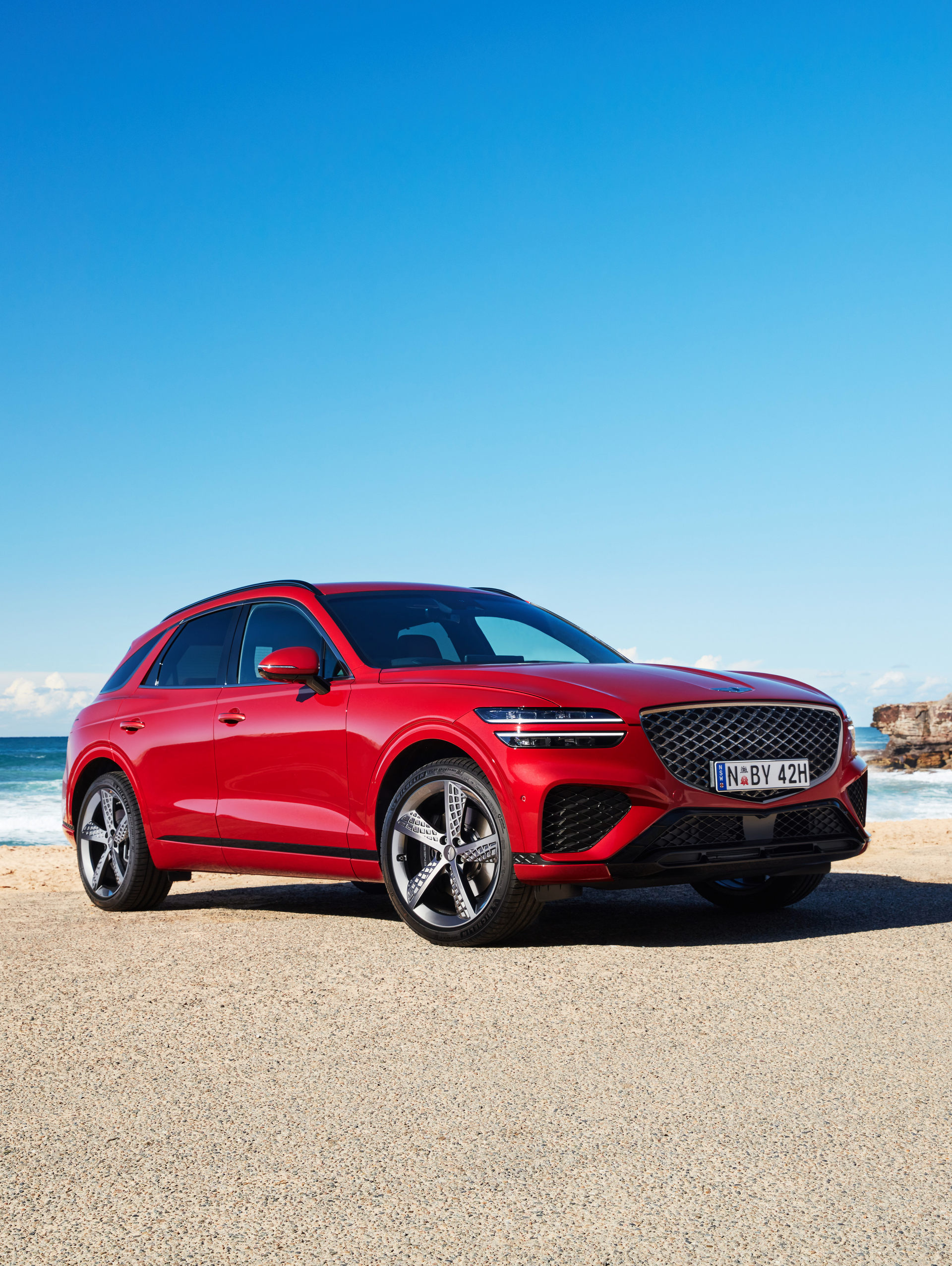 2021 Genesis GV70 Lands Down Under With Three Engine Options