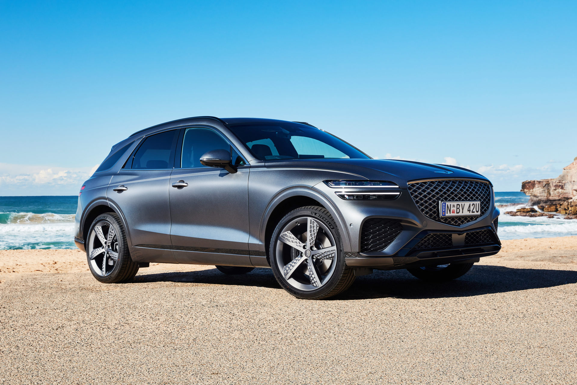 2021 Genesis GV70 Lands Down Under With Three Engine Options