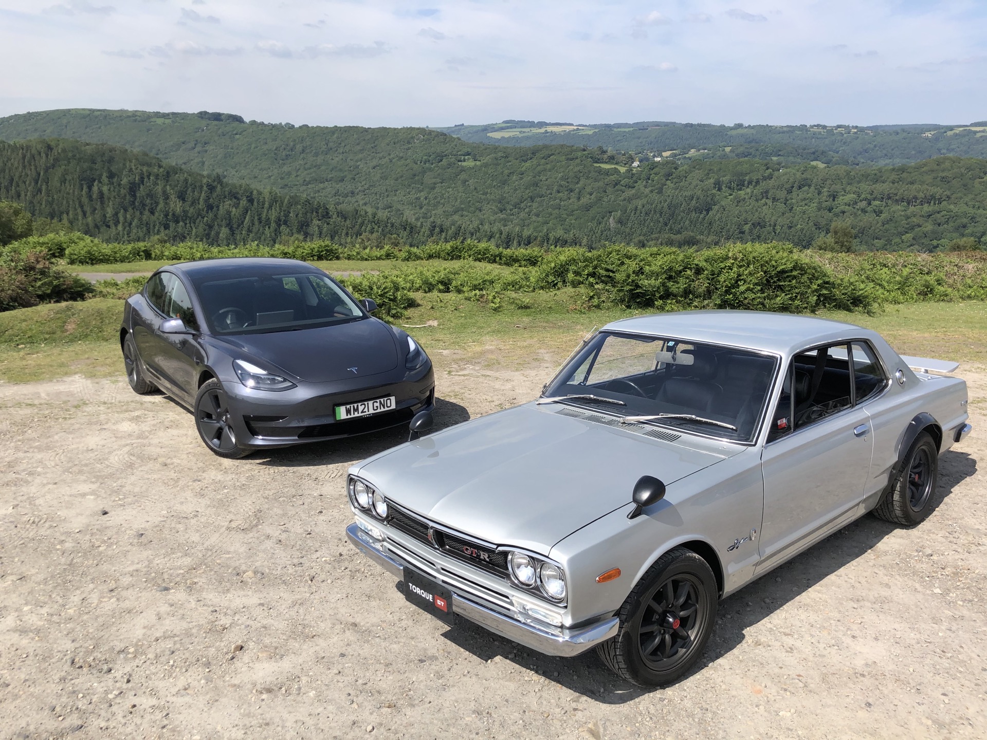 Driven: Tesla’s Model 3 Feels Like A Spaceship Next To An Original Nissan Skyline GT-R